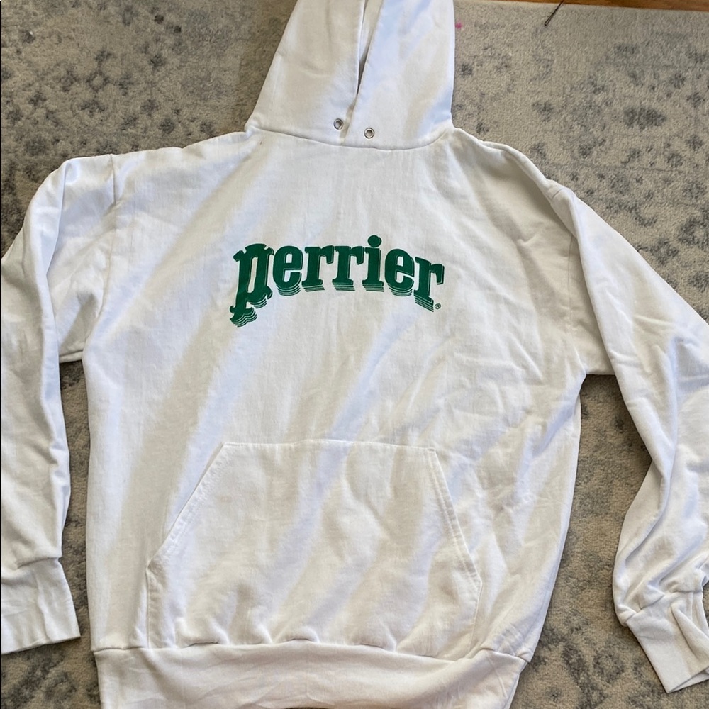 Vintage rare unisex promo Perrier Hoodie
